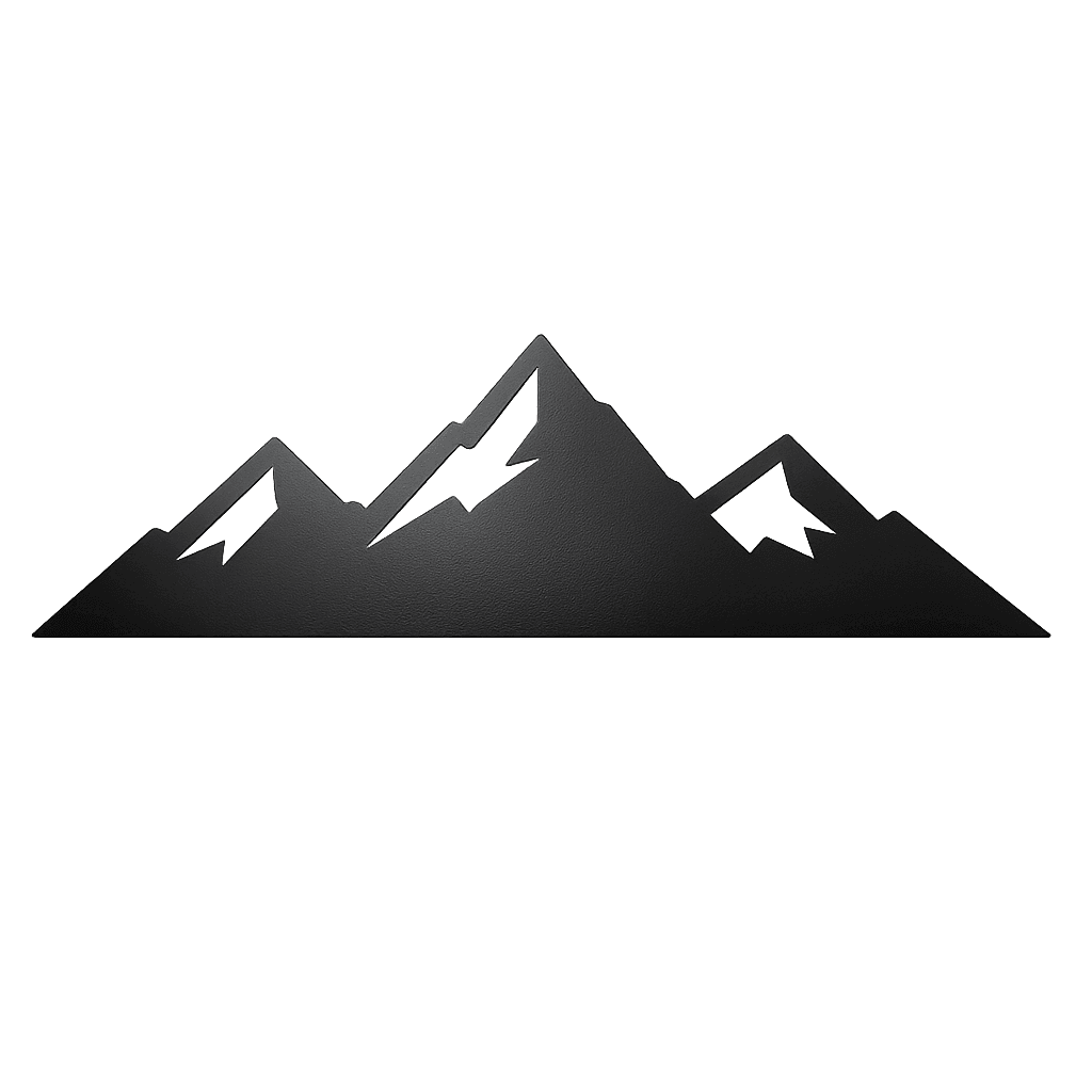 Custom family name mountain sign